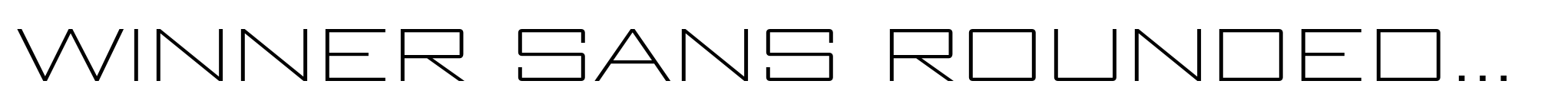 Winner Sans Rounded Extended Thin image